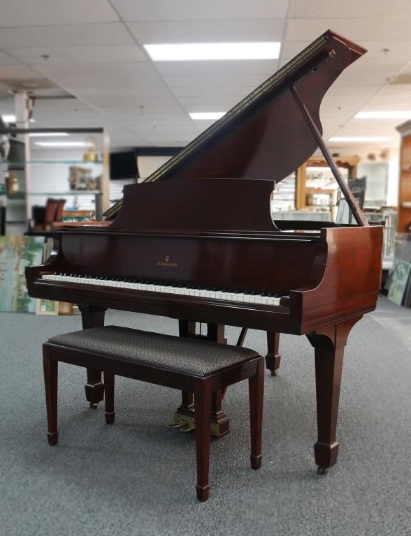 STEINWAY MODEL S BABY GRAND PIANO1954 36578a