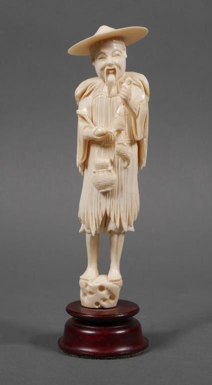 CHINESE IVORY FISHERMAN CARVED 365798
