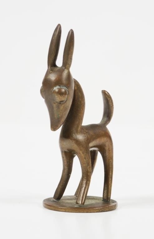 HAGENAUER BAMBI FIGURINE CAST BRONZEThis 3657a1