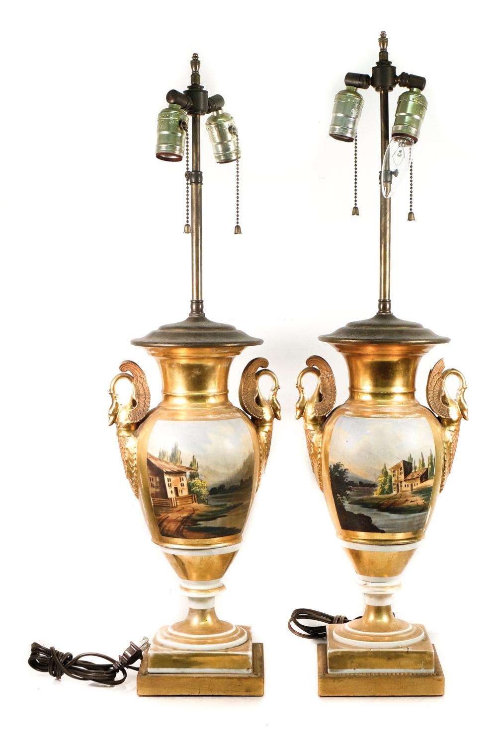 PAIR, VINTAGE FRENCH EMPIRE STYLE