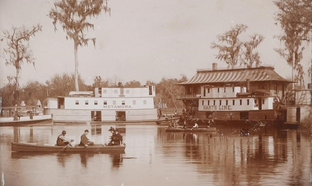 METAMORA STEAMBOAT PHOTOGRAPH, 19TH