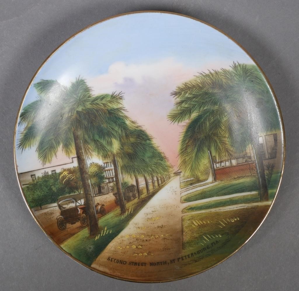 ANTIQUE SOUVENIR PLATE ST PETERSBURG 365917