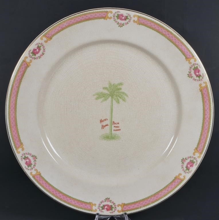 MIAMI ROYAL PALM HOTEL DINNER PLATE  365922