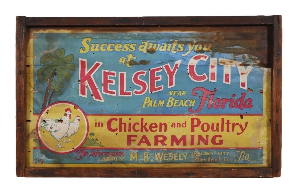 1930S KELSEY CITY FLORIDA ADVERTISING