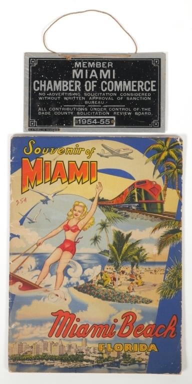 VINTAGE MIAMI PHOTO BOOK AND SIGNTwo