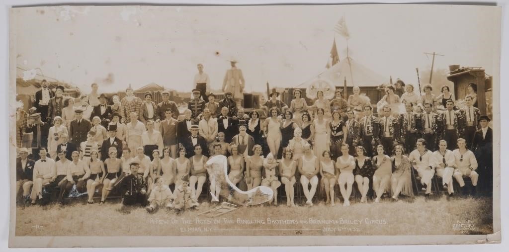 RINGLING BARNUM CIRCUS PHOTO ELMIRA  36599d