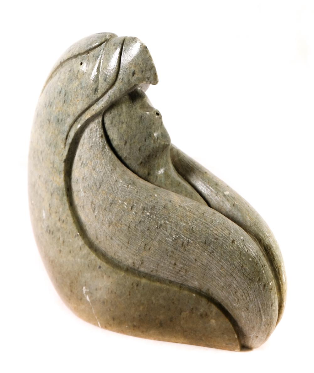 WILLY SKYE SOAPSTONE CARVING EAGLE 3659f6