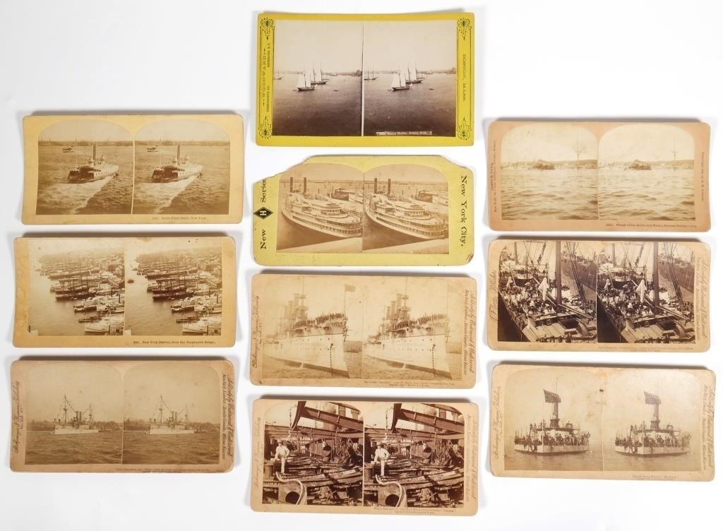  10 STEREOVIEW CARDS PHOTOS OF 365a12