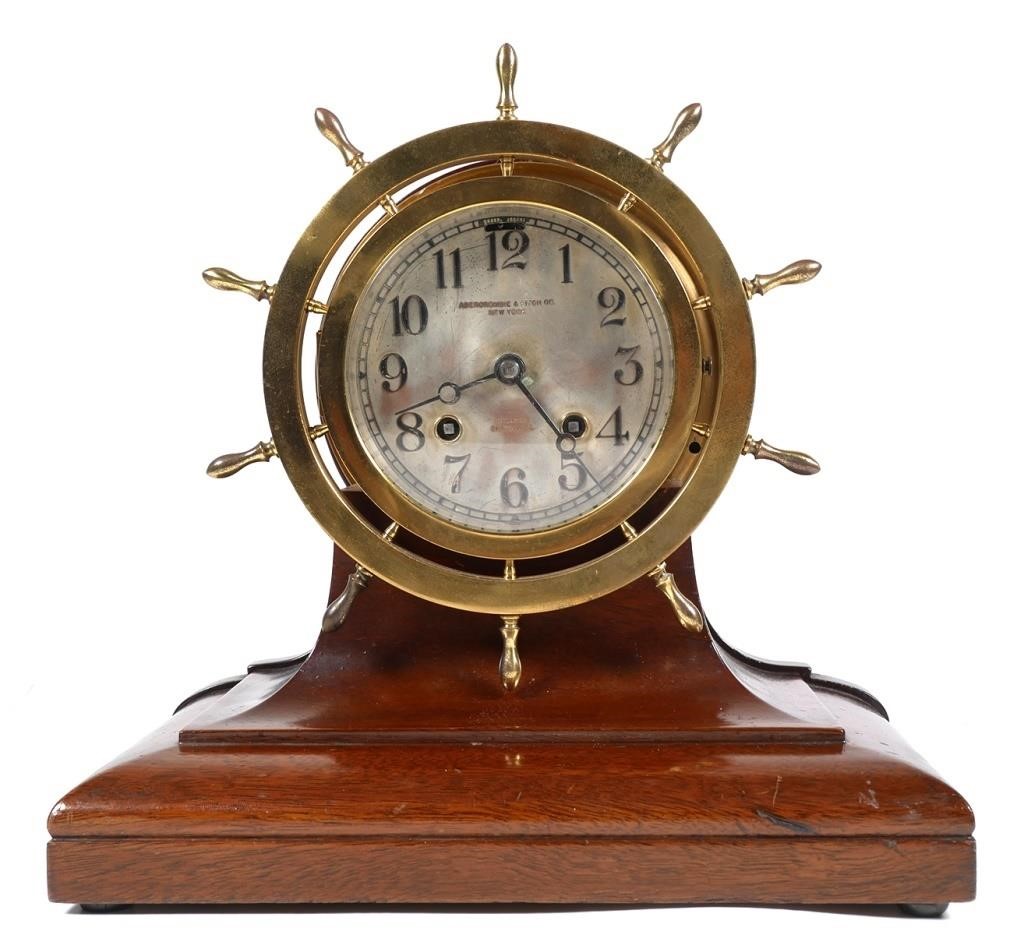 CHELSEA SHIPS BELL CLOCK ABERCROMBIE 365a2b