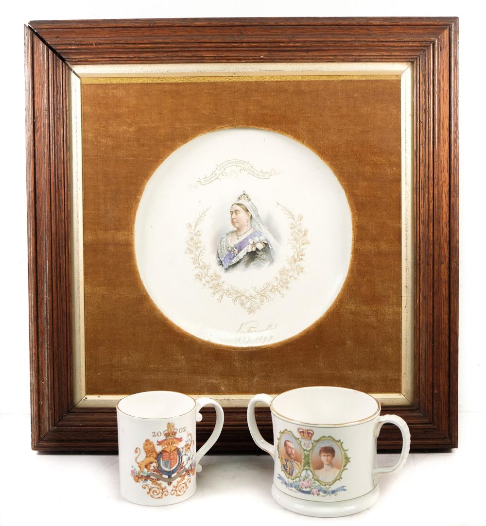 THREE PIECES ENGLISH CORONATION MEMORABILIAGroup