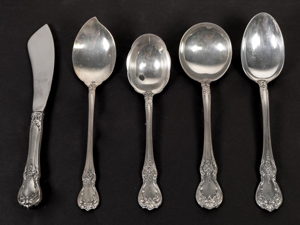 SET FIVE MISC TOWLE STERLING OLD 365b2f