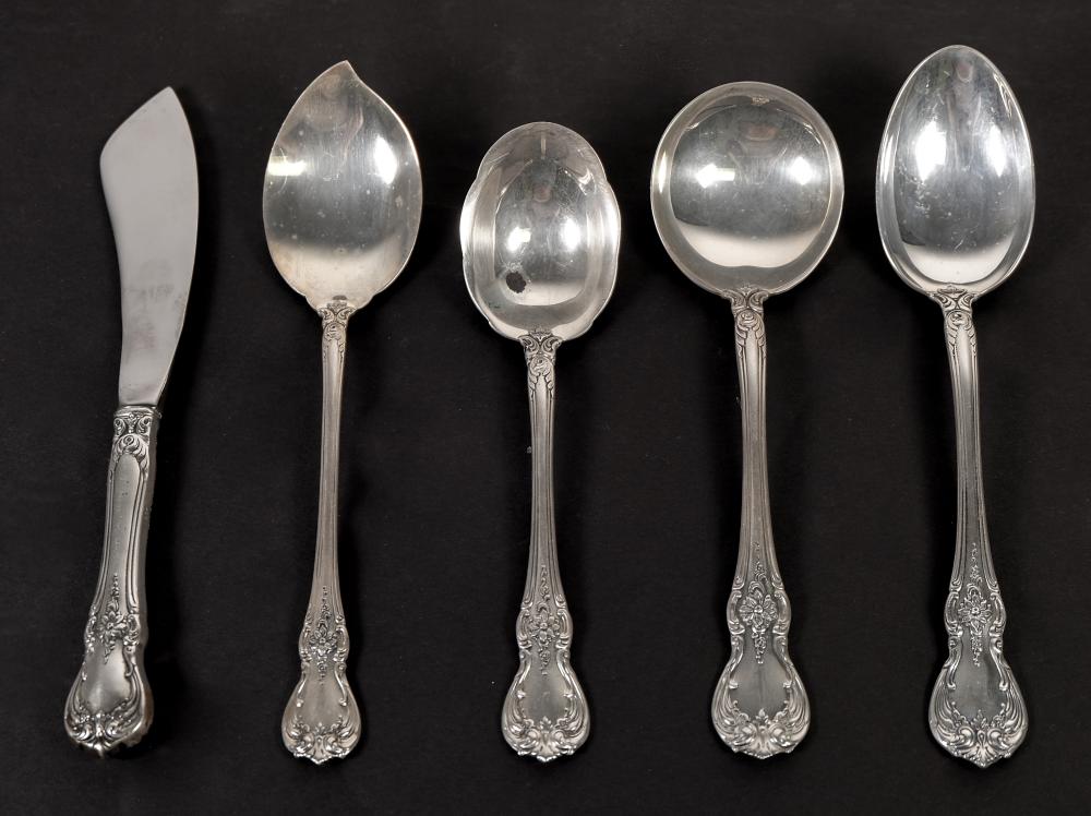 SET, FIVE MISC TOWLE STERLING OLD MASTER