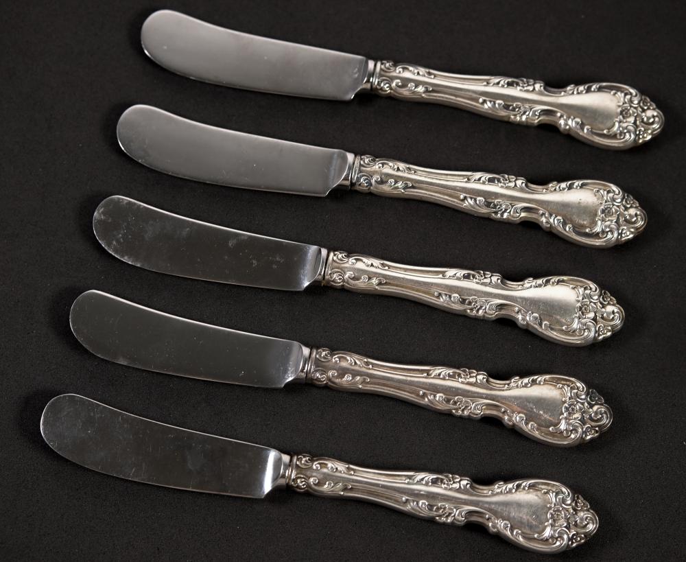 SET FIVE GORHAM STERLING BUTTER 365b3a