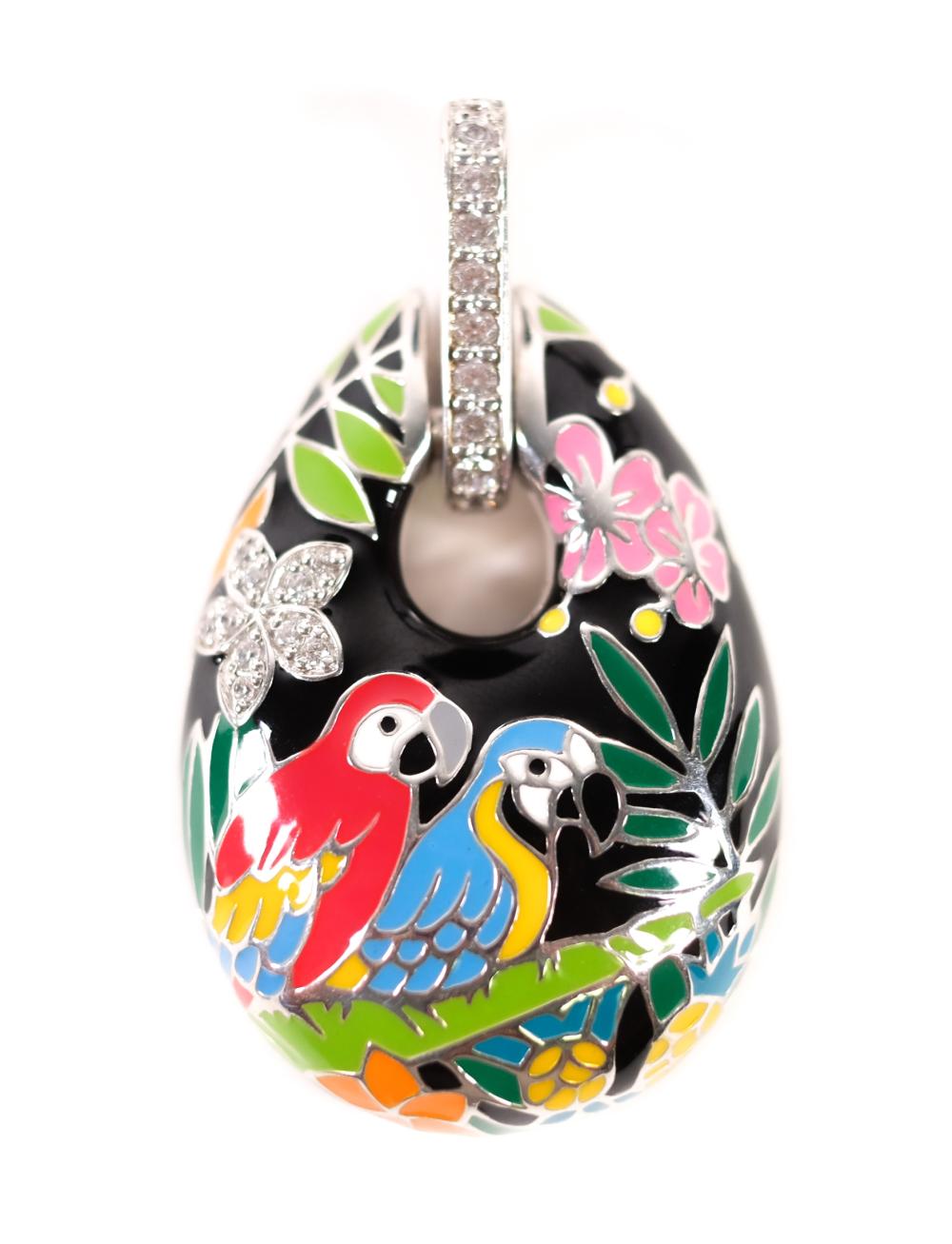 BELLE ETOILE STERLING SILVER ENAMEL 365b87