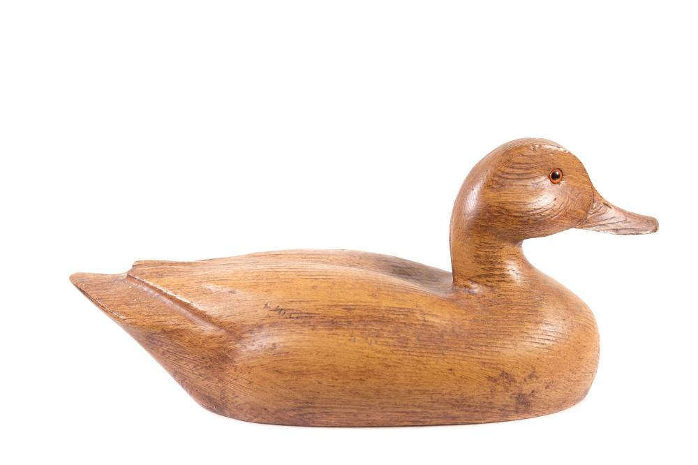 VINTAGE 80'S COMPOSITE DUCK DECOYVintage