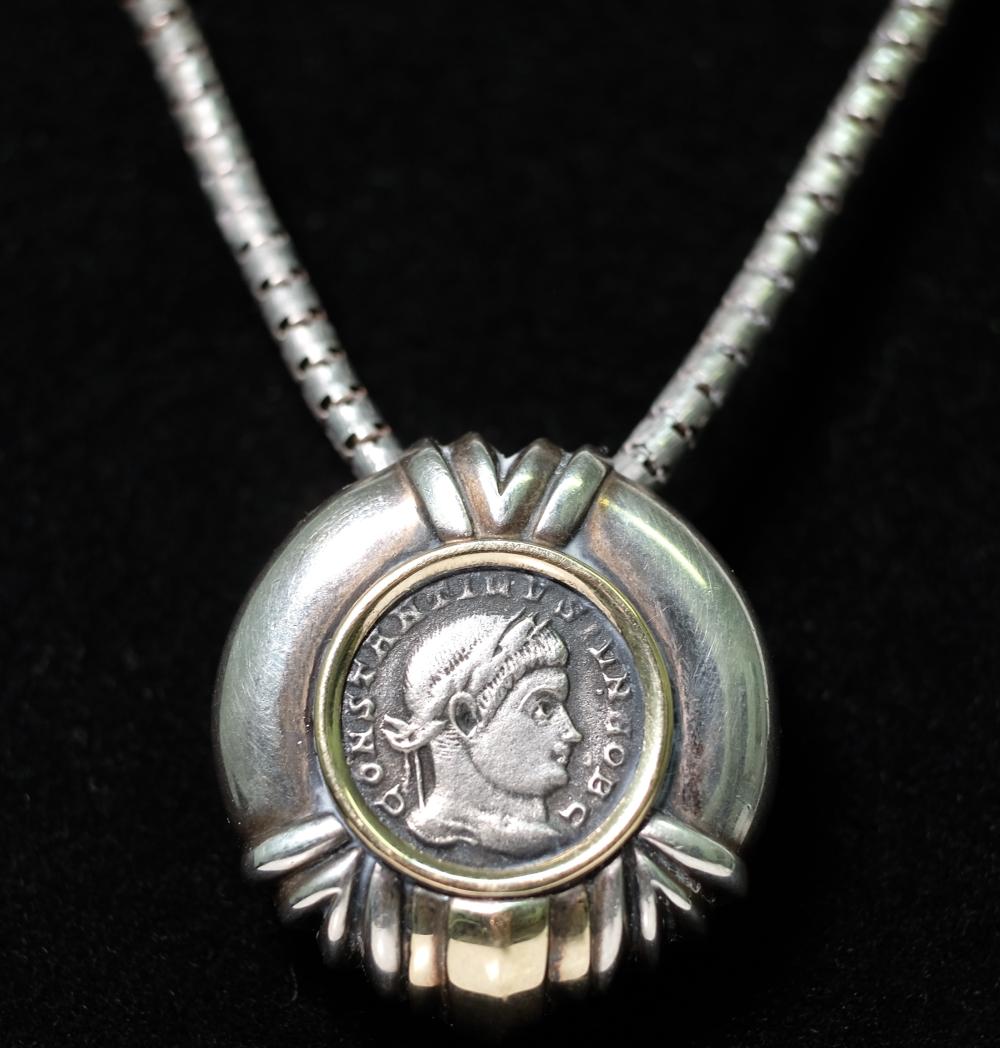 CONSTANTINE ROMAN COIN PENDANT