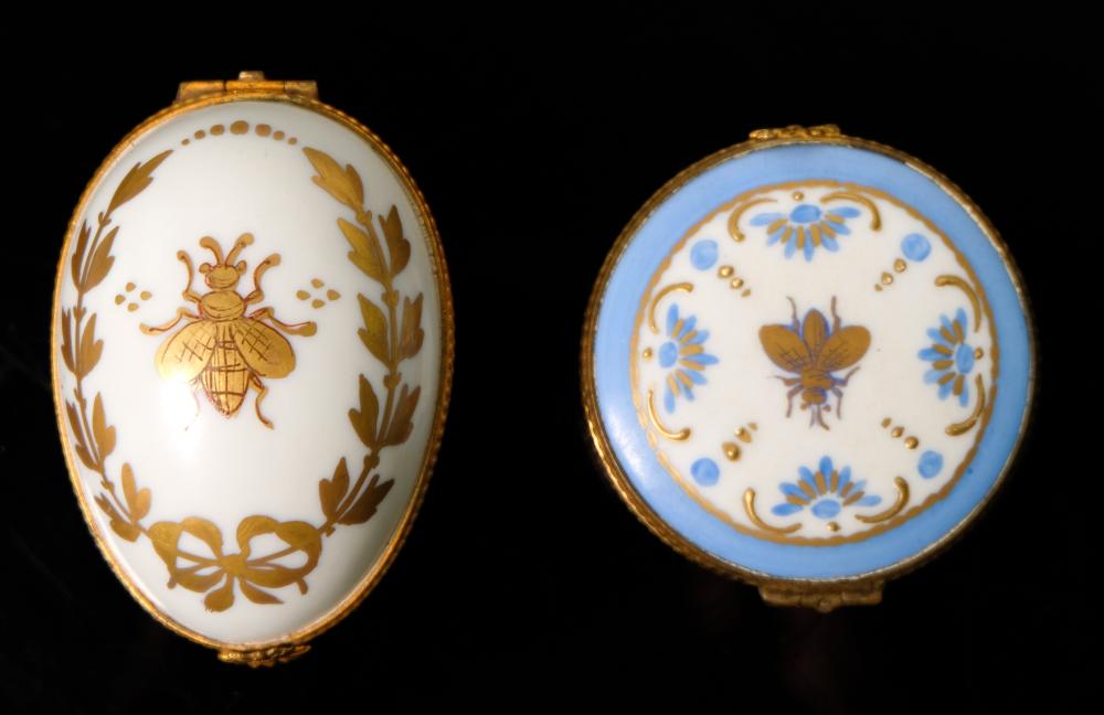 2 VINTAGE LIMOGES FRANCE NAPOLEONIC 365cad