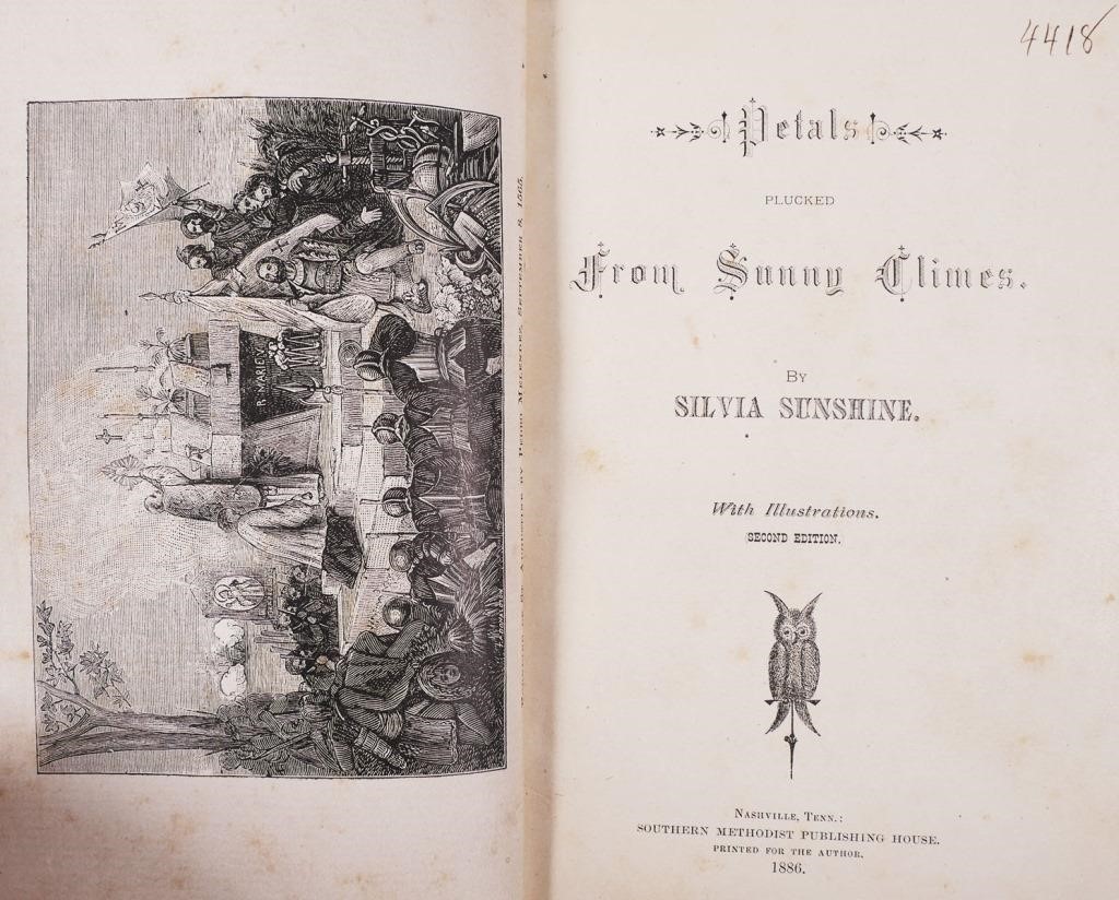 FLORIDA JOURNEY BOOK 1886"Petals
