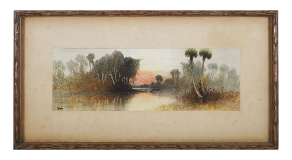 C.S. & R.G. ORR, WATERCOLOR LANDSCAPESouthern
