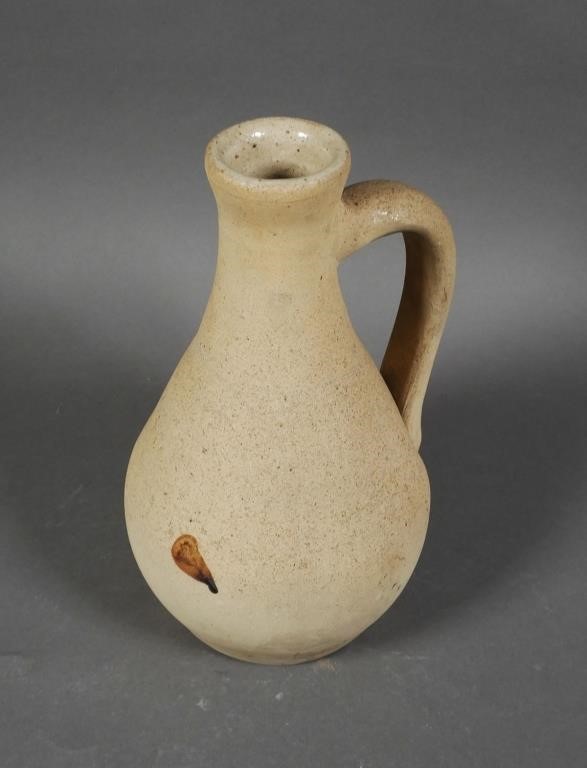 CRARY POTTERY, HANDLED JUG, STONEWAREHandled