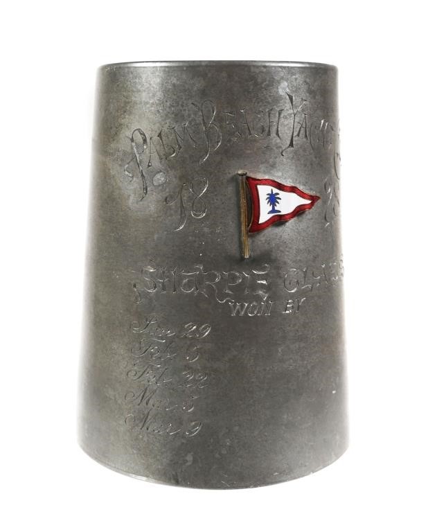 PALM BEACH YACHT CLUB 1898 PEWTER 365d66