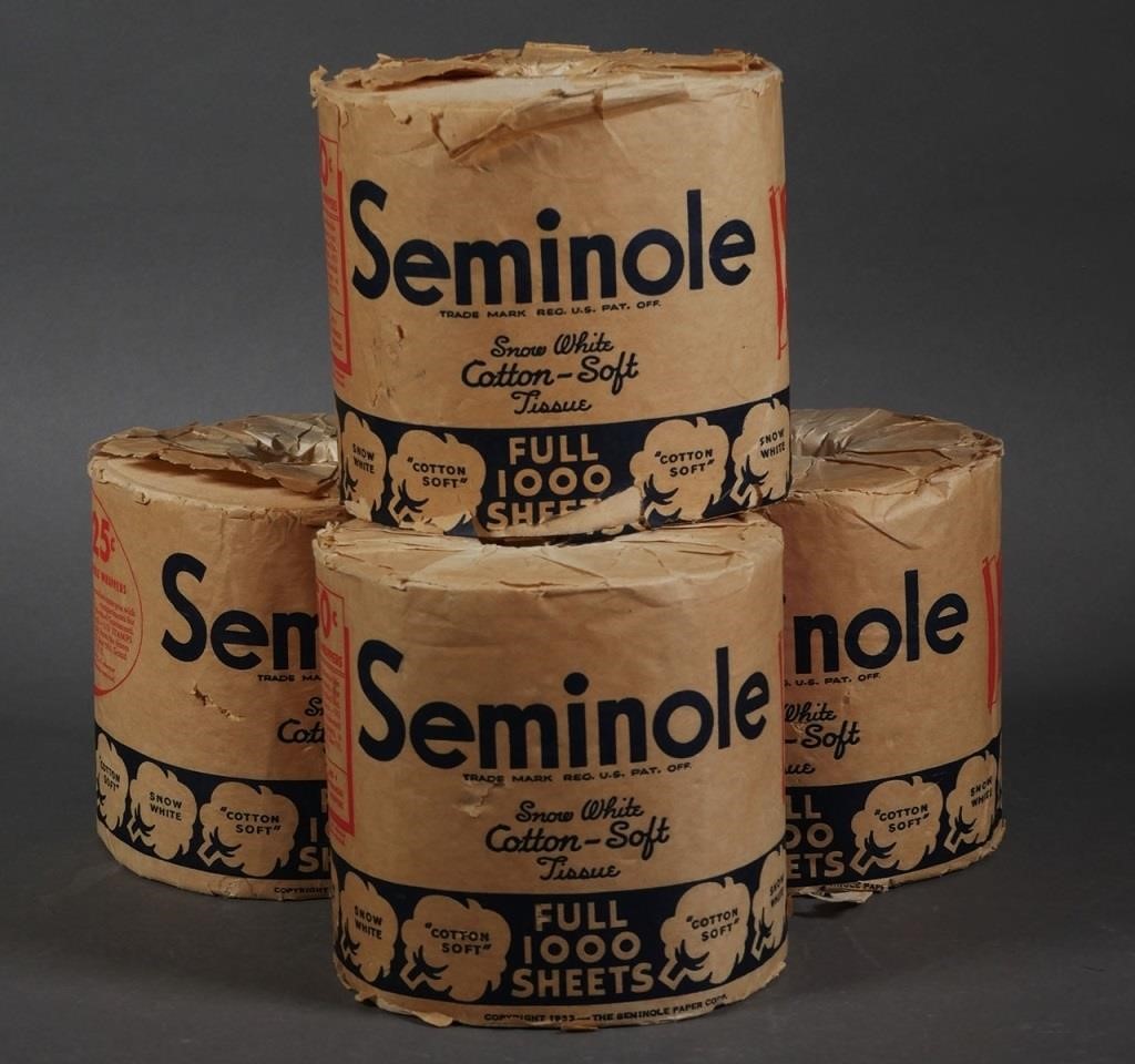 1940S SEMINOLE TOILET PAPER 4  365dcd