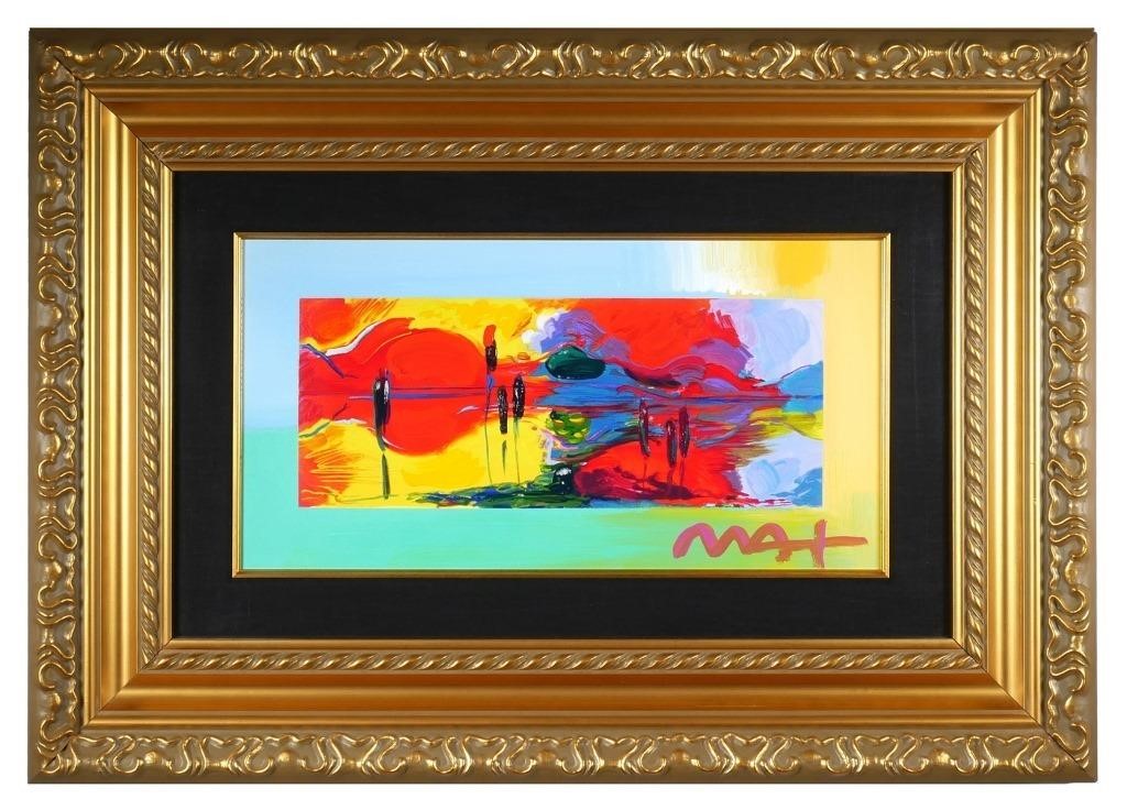 PETER MAX, SUMMER/AUTUMN, MIXED MEDIAMixed