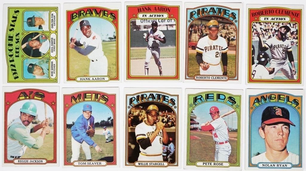 1972 TOPPS BASEBALL CARDS COMPLETE