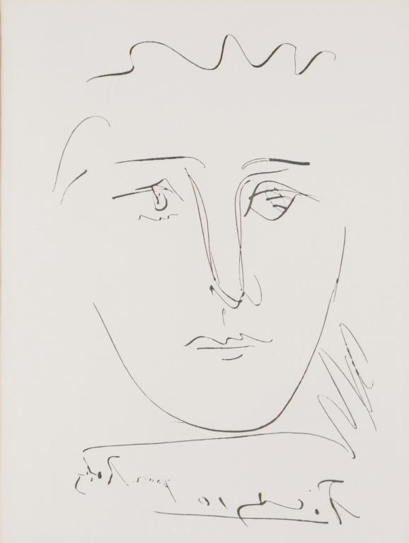 PABLO PICASSO, POUR ROBIE ETCHINGPablo