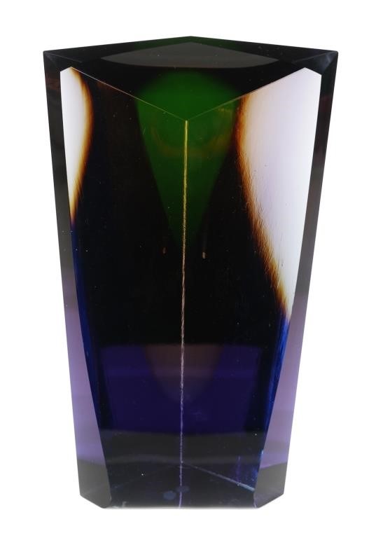 MARK PEISER GEOMETRIC ART GLASS 365e0c