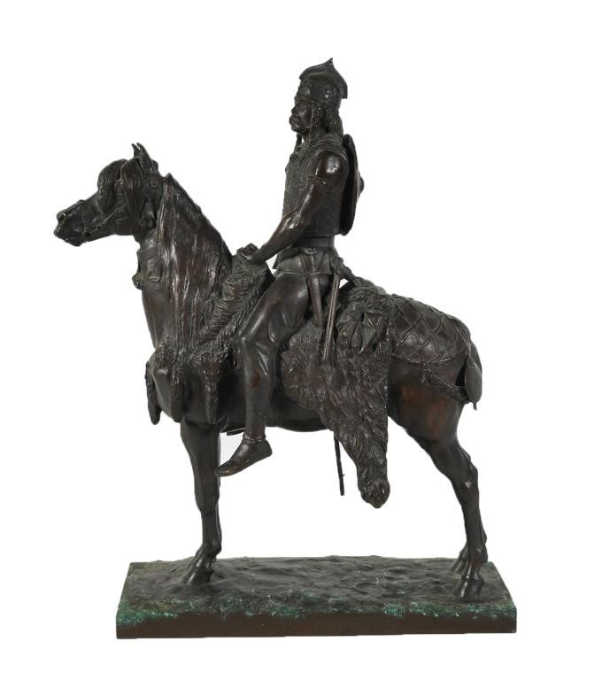 EMMANUEL FREMIET, BRONZE, "CHEF