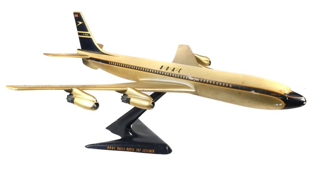 BOAC ROLLS ROYCE 707 DESKTOP MODEL PLANEExcellent