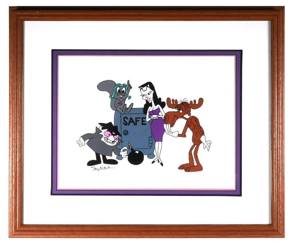 ROCKY & BULLWINKLE SIGNED JAY WARD