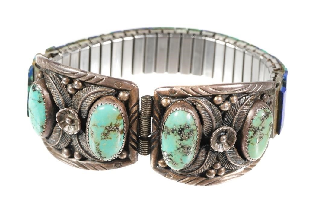 NATIVE AMERICAN STERLING TURQUOISE 365ea1