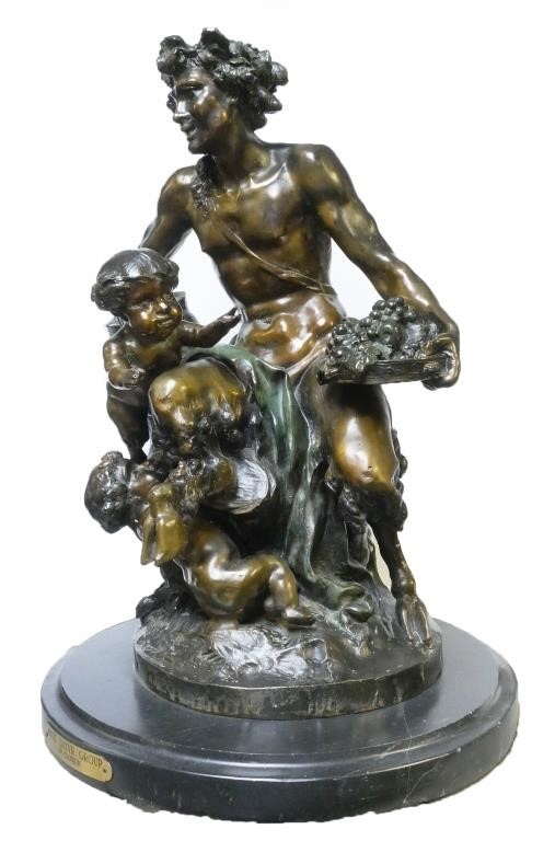 JEAN MICHEL CLODION BRONZE SATYR 365f11