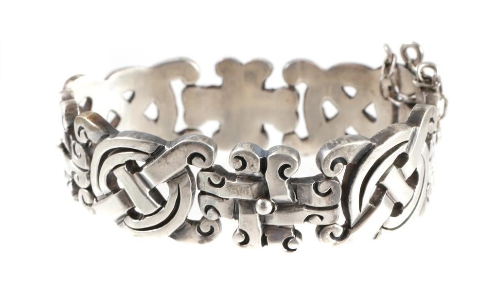 TAXCO 980 STERLING SILVER 1930S BRACELETMexican