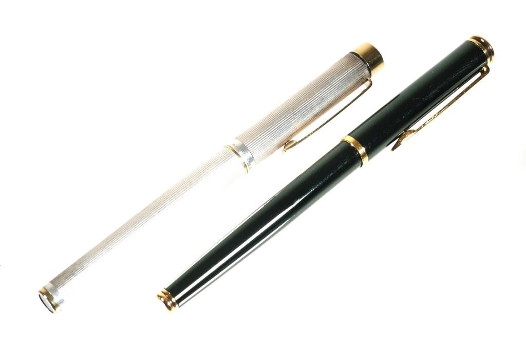 (2) FOUNTAIN PENS, SHEAFFER, WATERMAN,