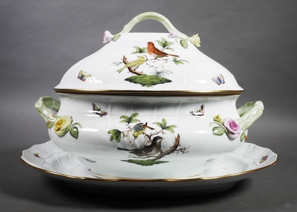 HEREND ROTHSCHILD BIRD SOUP TUREEN