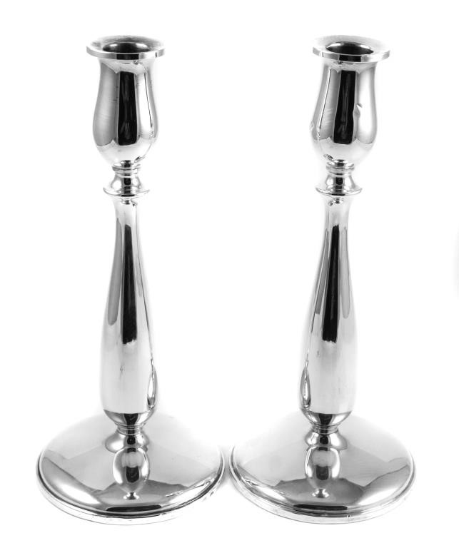 CARTIER STERLING SILVER CANDLESTICKSWeighted 365f62