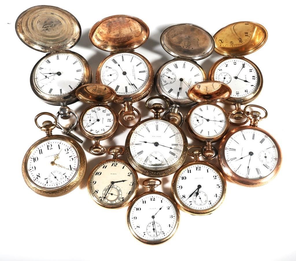 12 ANTIQUE POCKET WATCHESFrom an