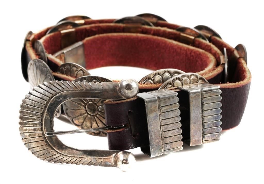 STERLING CONCHO BELT CLARENCE 36600b