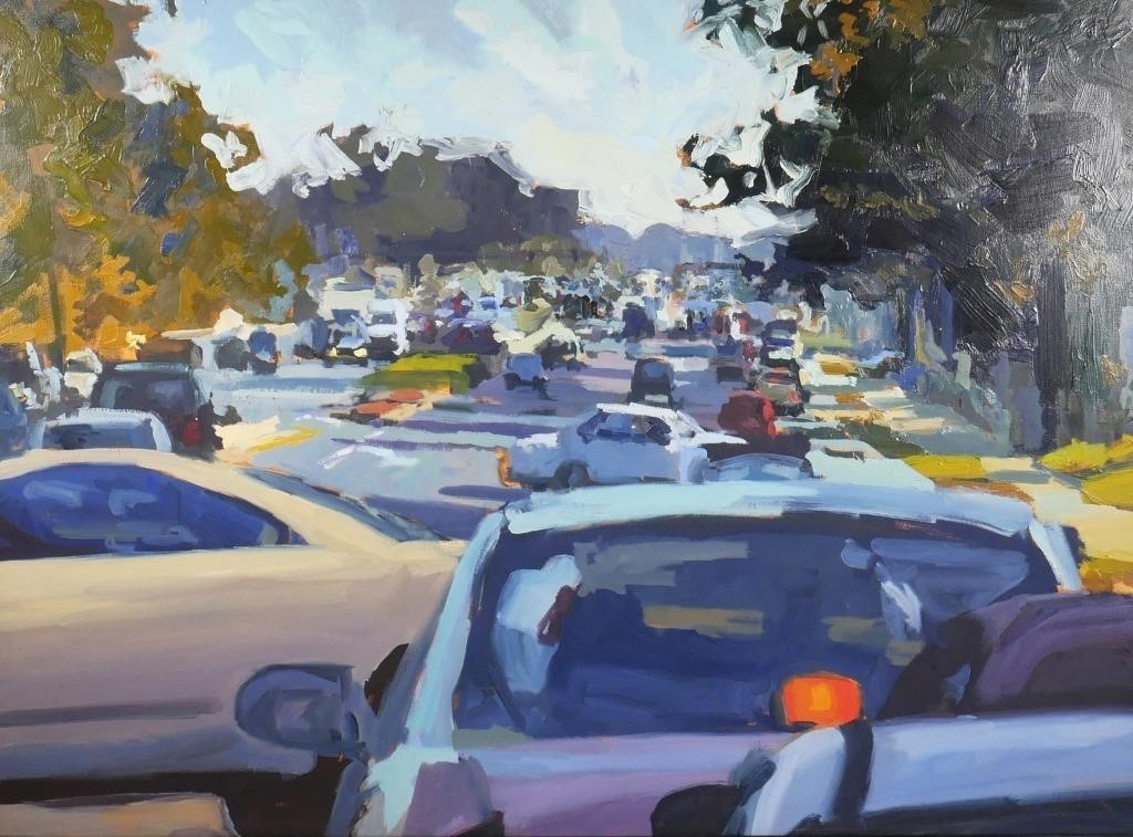 IMPRESSIONIST OIL CANVAS BUSY 366039