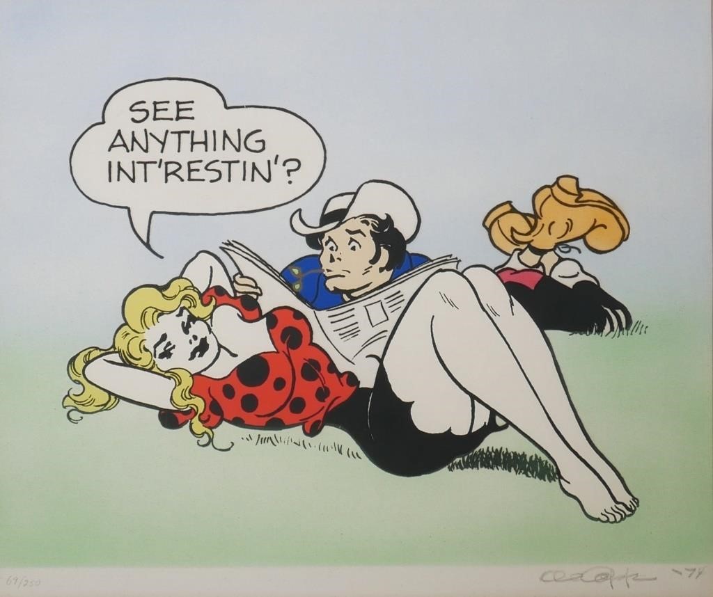 AL CAPP LIMITED EDITION LITHOGRAPHLithograph 3660bb