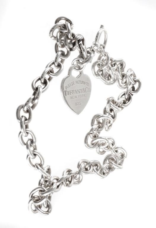 TIFFANY CO HEART STERLING SILVER 3660c2