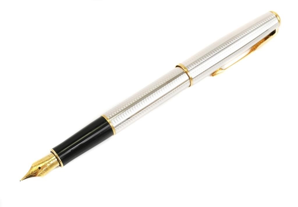 PARKER SONNET 18K GOLD FINE NIB 3661b3