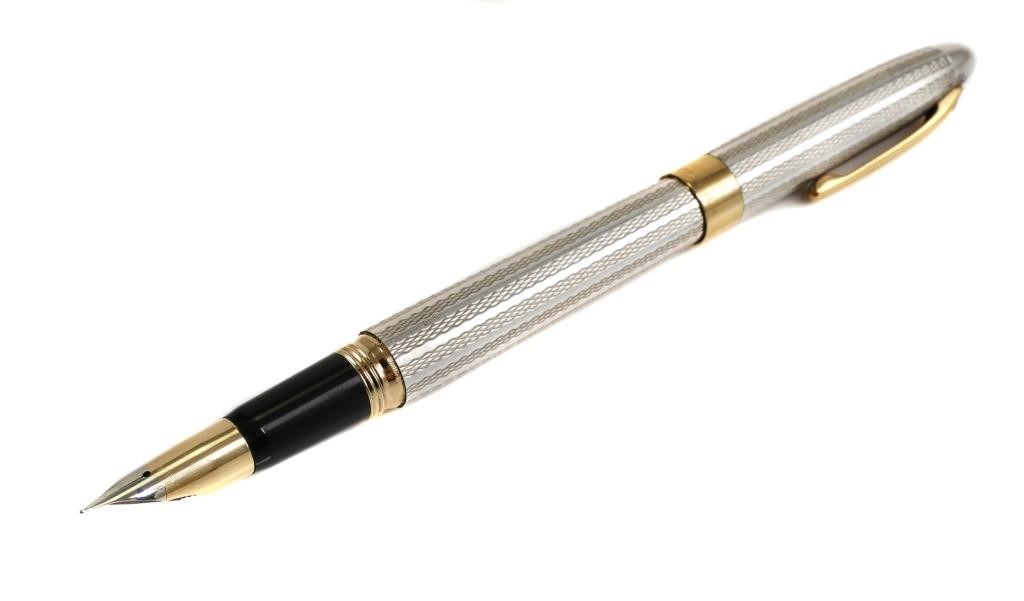 SHEAFFER STERLING 18K GOLD NIB 3661bf