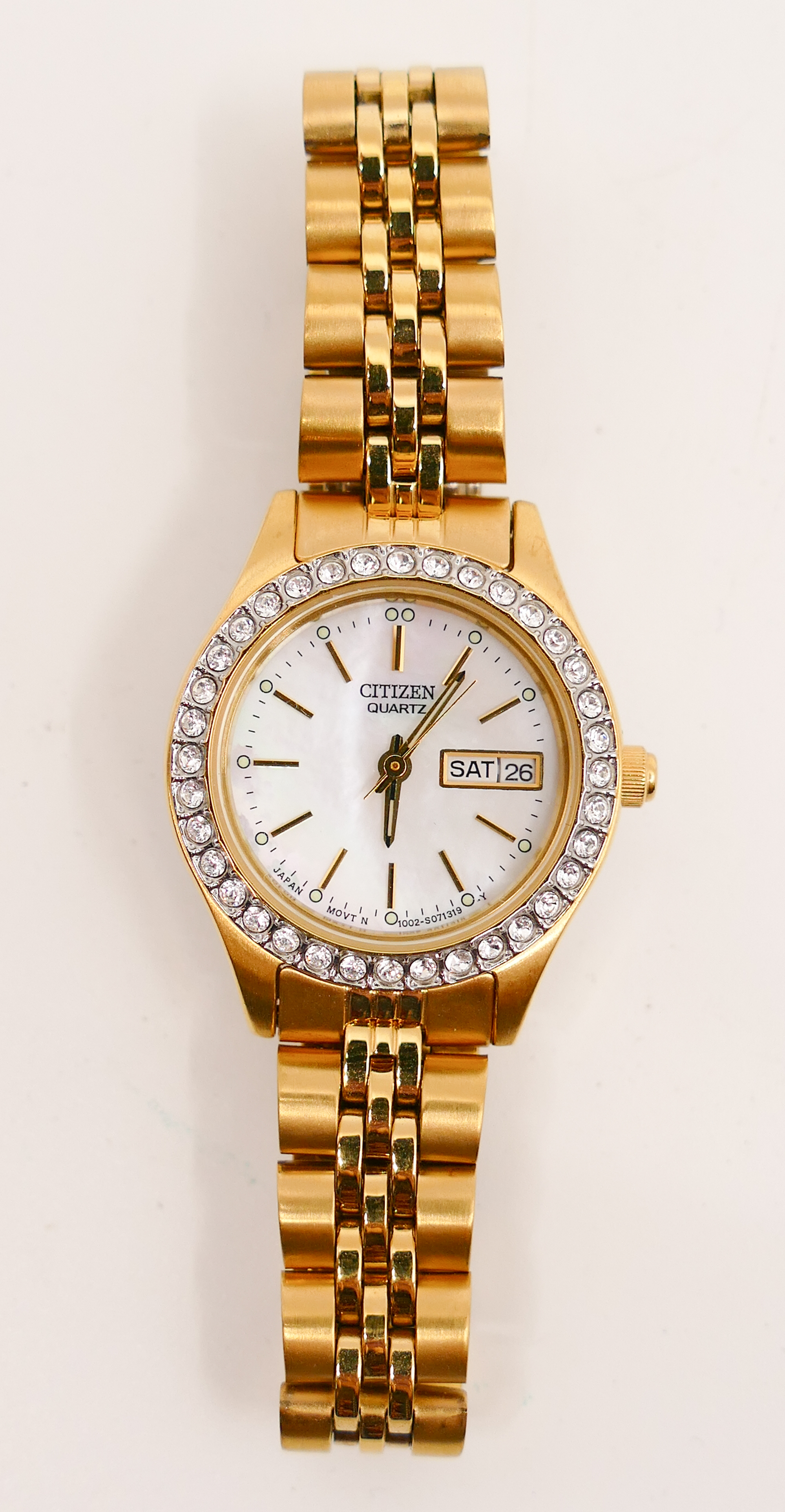 Citizen Gold Tone Womens Wristwatch 368952