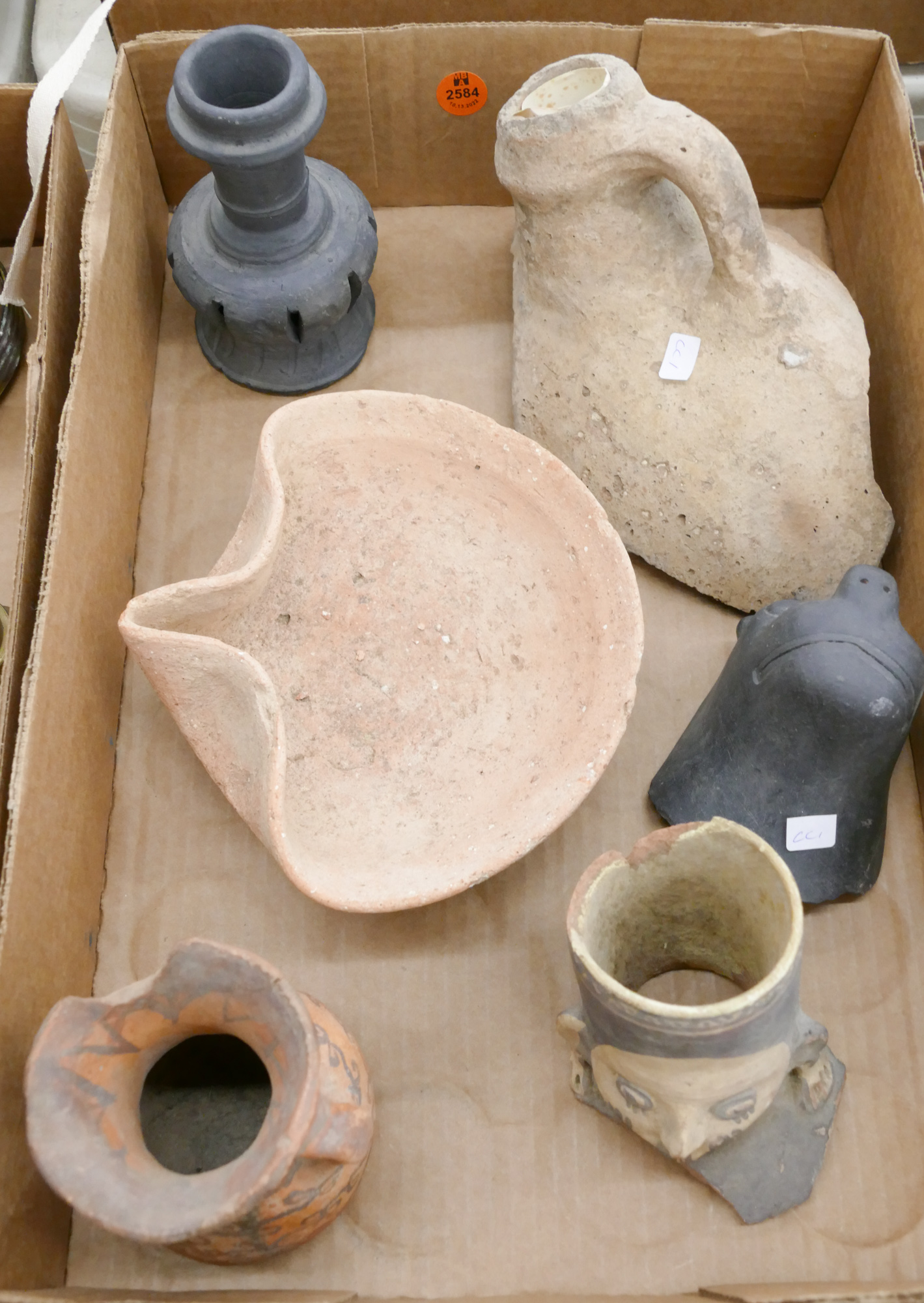 Box Pre-Columbian Pottery Fragments