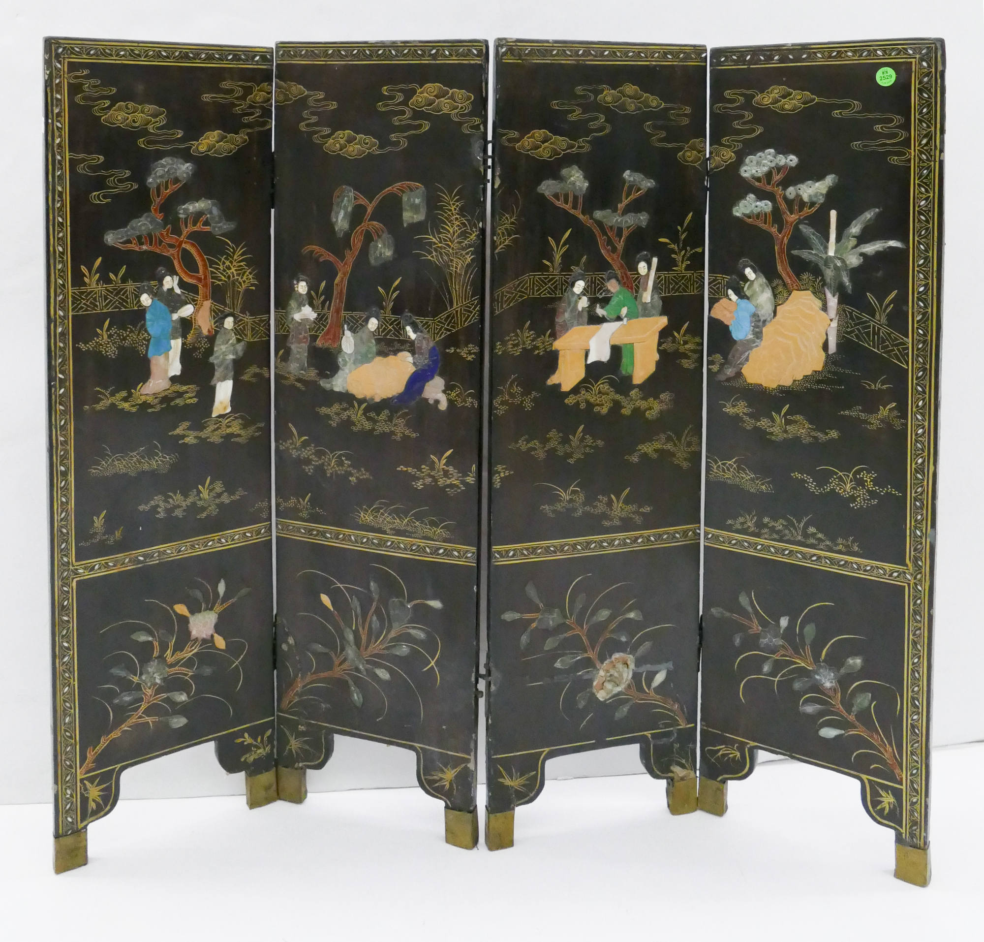 Old Chinese Gilt Lacquered Applique 368a1b