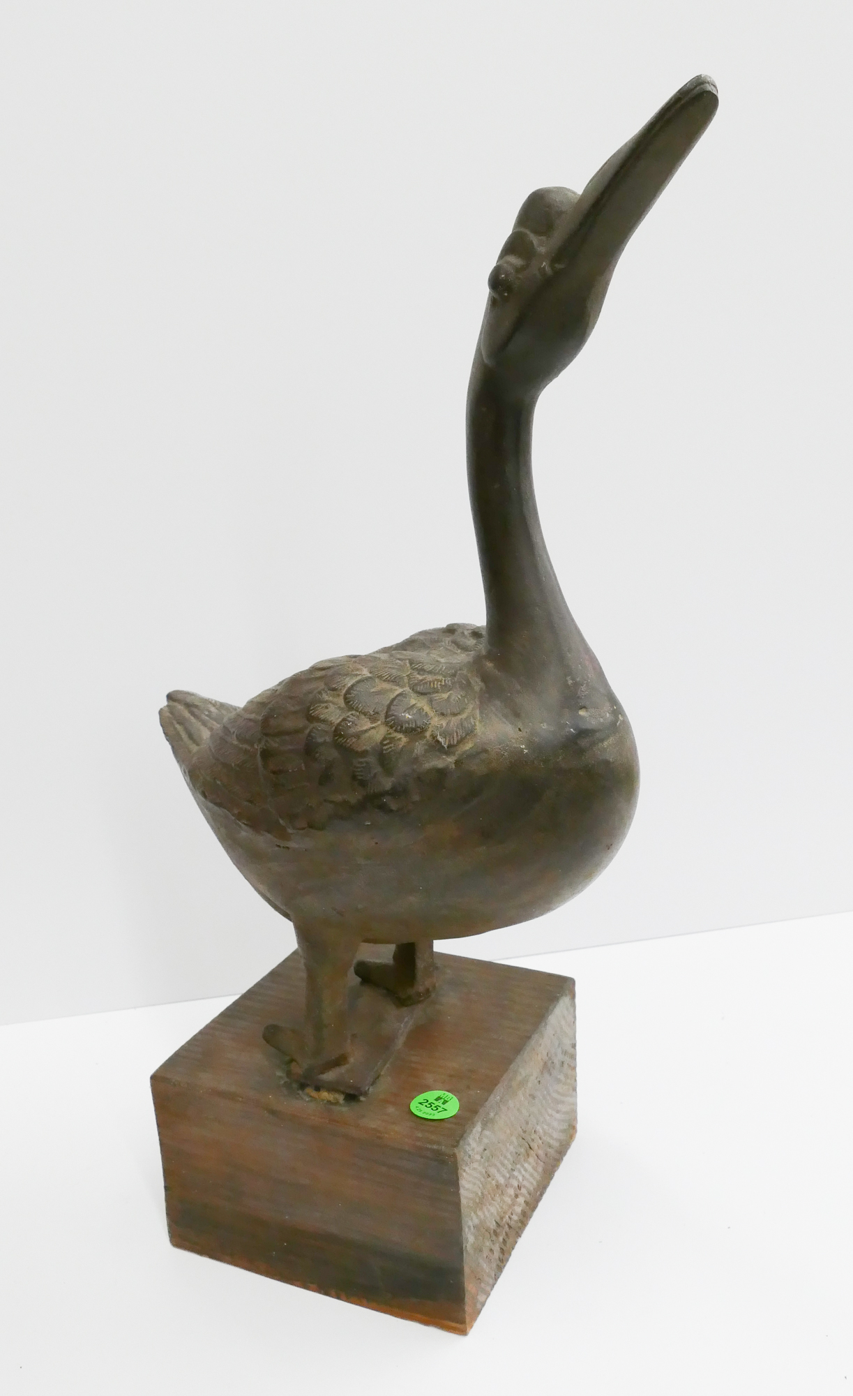 Old Chinese Cast Iron Duck Figure 368a37